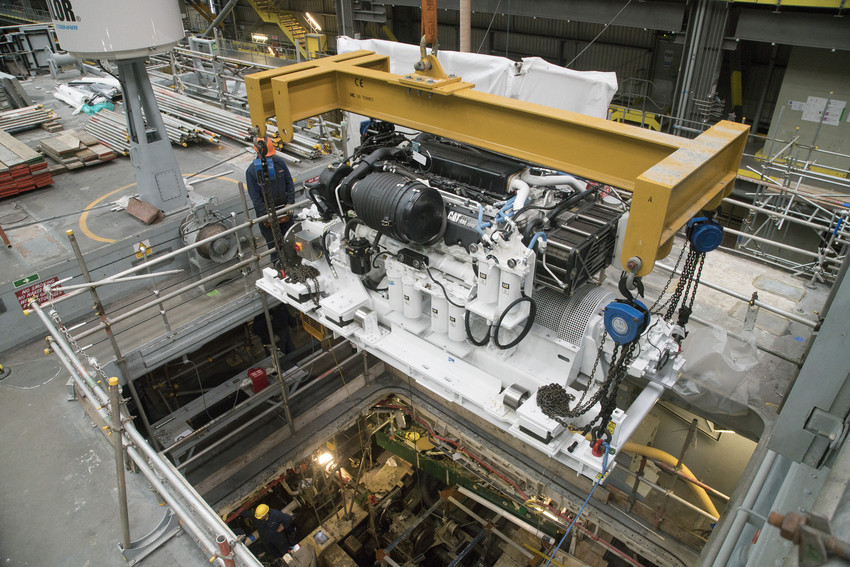 Oprócz instalacji nowych, oszczędniejszych silników firmy Caterpillar, remont główny HMS Brocklesby obejmie wymianę systemów sterowania oraz remont generatorów